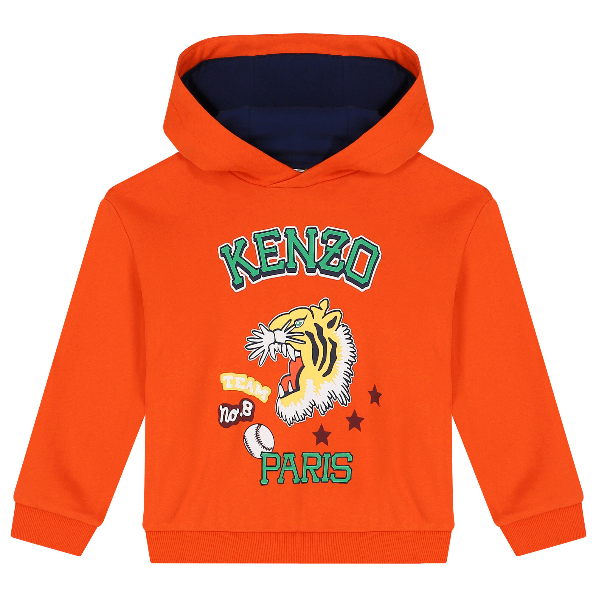 Orange hoodie top for kids